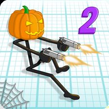Взломанная игра Gun Fu: Stickman 2 (Взлом на монеты) на Андроид