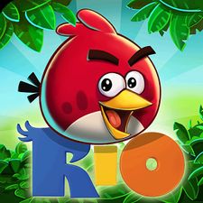 Скачать взломанную Angry Birds Rio (Мод все открыто) на Андроид