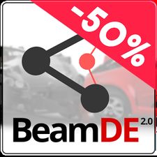 Взломанная Beam DE2.0:Car Crash Simulator (Мод много денег) на Андроид