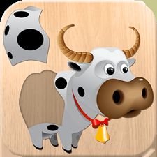 Скачать взломанную Животные головоломка для детей (Мод все открыто) на Андроид