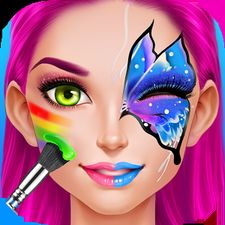 Скачать взломанную Face Paint Party! Girls Salon (Взлом на монеты) на Андроид
