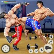 Скачать Bodybuilder GYM Fighting Game (Много денег) на Андроид