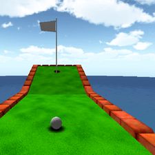Взломанная игра Мультфильм мини-гольф игра 3D (Мод все открыто) на Андроид