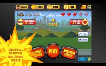 Взломанная игра Smosh Super Head Esploder X (Взлом на монеты) на Андроид