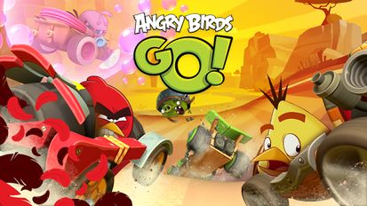 Взломанная игра Angry Birds Go! (Взлом на монеты) на Андроид