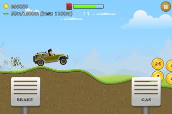 Взломанная игра Up Hill Racing: Hill Climb (Взлом на монеты) на Андроид