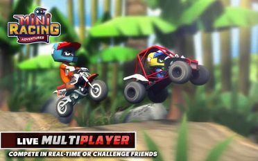 Взломанная игра Mini Racing Adventures (Мод все открыто) на Андроид
