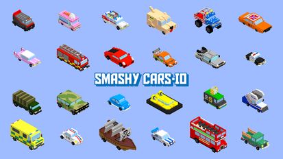 Взломанная Smashy Cars .io (Мод много денег) на Андроид