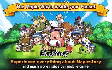 Скачать взломанную Pocket MapleStory (Мод много денег) на Андроид