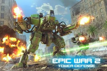 Взломанная Epic War TD 2 (Мод все открыто) на Андроид
