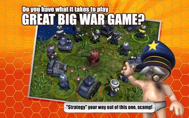 Взломанная игра Great Big War Game (Мод много денег) на Андроид