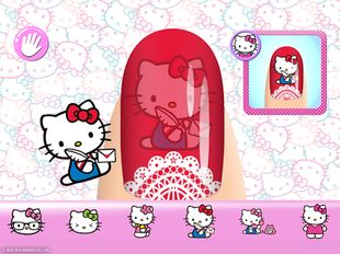 Скачать взломанную Маникюрный салон Hello Kitty (Мод много денег) на Андроид