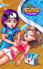 Взломанная игра Summer Pool Party Doctor (Мод все открыто) на Андроид
