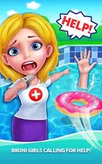 Взломанная игра Summer Pool Party Doctor (Мод все открыто) на Андроид