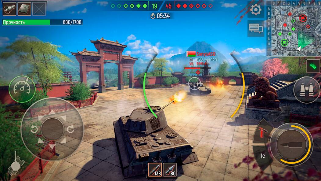 Скачать Battle Tanks: Игры про Танки (Разблокировано все) на Андроид
