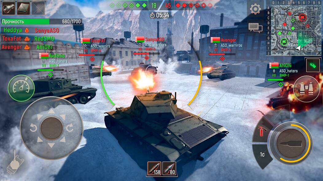 Скачать Battle Tanks: Игры про Танки (Разблокировано все) на Андроид