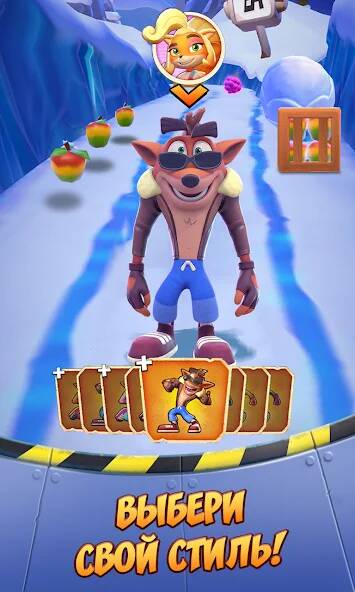 Скачать Crash Bandicoot: со всех ног! (Много монет) на Андроид