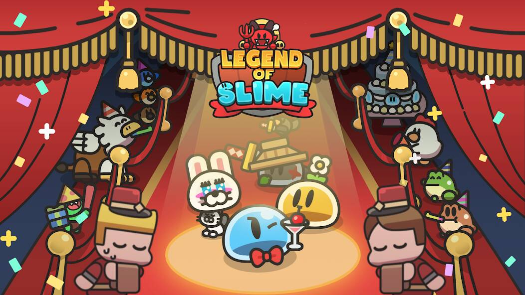 Скачать Legend of Slime: Idle RPG War (Много денег) на Андроид