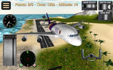Взломанная игра Авиасимулятор: летать самолет (Мод все открыто) на Андроид