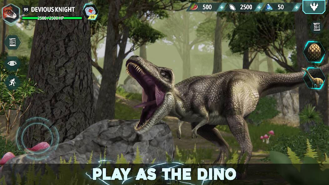 Скачать Dino Tamers - Jurassic MMO (Разблокировано все) на Андроид