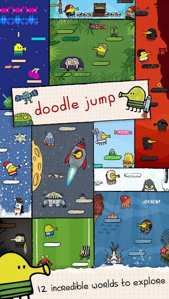 Скачать Doodle Jump (Разблокировано все) на Андроид Скачать Doodle Jump (Разблокировано все) на Андроид