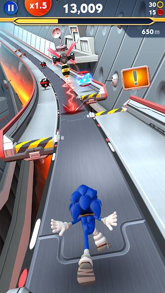 Скачать Sonic Dash 2: Sonic Boom (Много денег) на Андроид