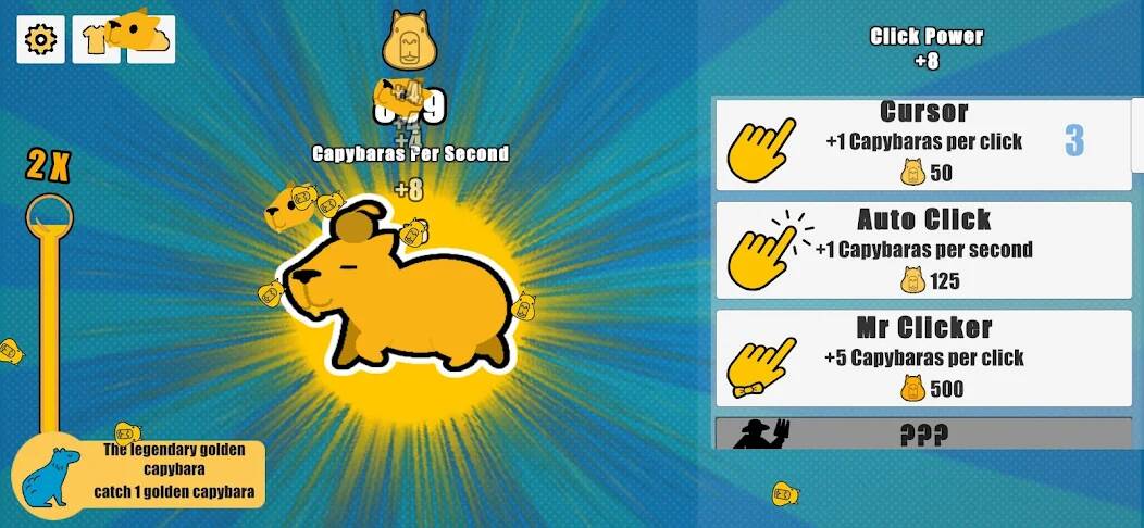 Скачать Capybara Clicker (Разблокировано все) на Андроид