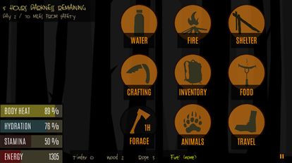 Взломанная игра Survive - Wilderness survival (Мод все открыто) на Андроид