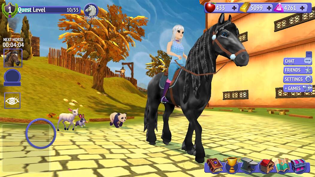 Скачать Horse Riding Tales: Дикий пони (Разблокировано все) на Андроид