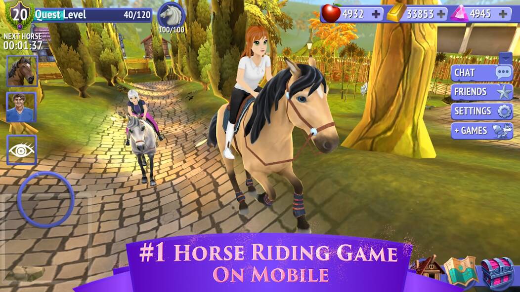 Скачать Horse Riding Tales: Дикий пони (Разблокировано все) на Андроид