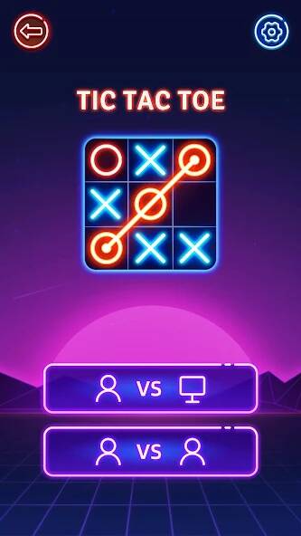 Скачать Крестики-нолики: игры на двоих (Разблокировано все) на Андроид