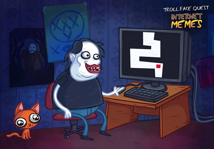 Скачать Troll Face Quest Internet Meme (Много денег) на Андроид