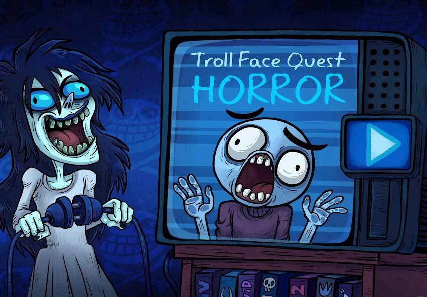 Скачать Troll Face Quest Horror (Разблокировано все) на Андроид