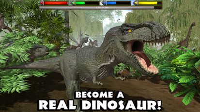 Скачать взломанную Ultimate Dinosaur Simulator (Взлом на монеты) на Андроид