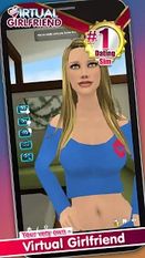 Взломанная игра My Virtual Girlfriend (Мод много денег) на Андроид