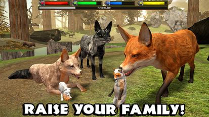 Взломанная игра Ultimate Fox Simulator (Взлом на монеты) на Андроид
