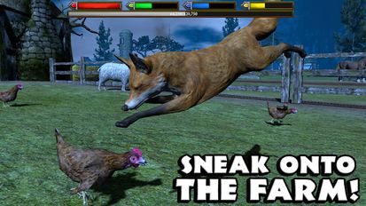 Взломанная игра Ultimate Fox Simulator (Взлом на монеты) на Андроид