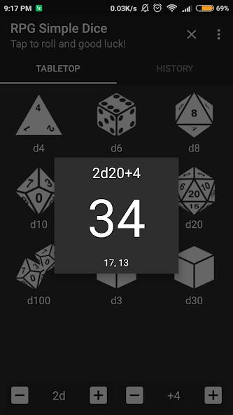  RPG Simple Dice ( )  