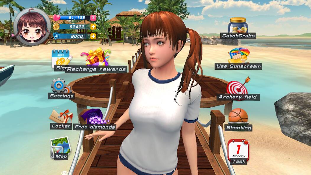  3D Virtual Girlfriend Offline ( )  