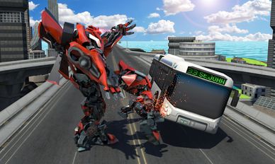 Скачать взломанную Футуристический Робот битвы (Взлом на монеты) на Андроид