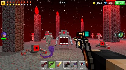 Скачать взломанную Pixel Gun 3D: стрелялки онлайн (Взлом на монеты) на Андроид