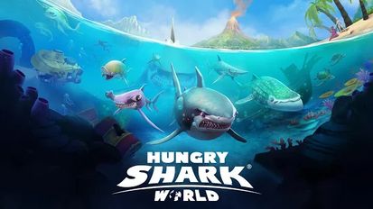 Взломанная игра Hungry Shark World (Мод все открыто) на Андроид