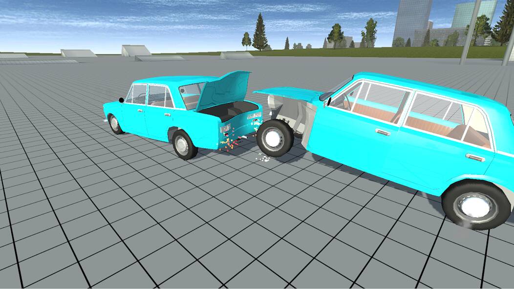  Simple Car Crash Physics Sim ( )  