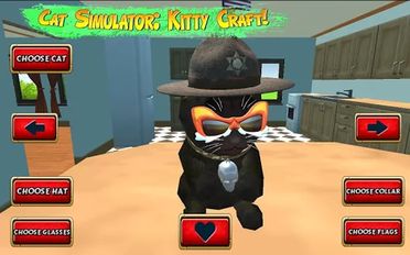 Скачать взломанную Cat Simulator : Kitty Craft (Мод все открыто) на Андроид