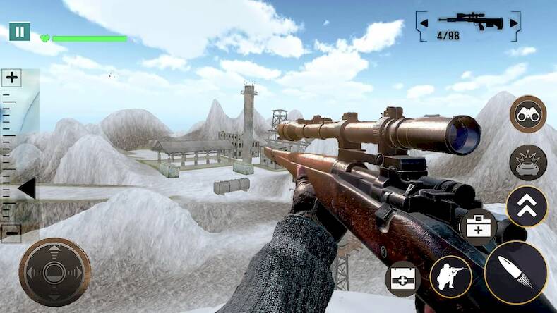 Скачать Call of Sniper 3D Gun Shooter (Много монет) на Андроид