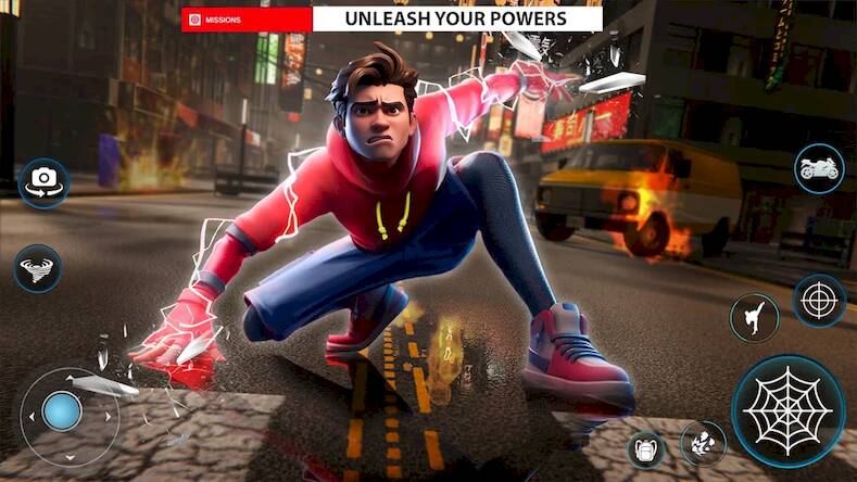 Скачать герой-истребитель - бой пауков (Много монет) на Андроид