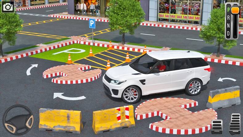 Скачать 3D игры парковке автомобилей (Много денег) на Андроид