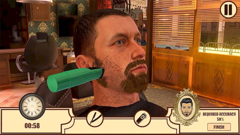 Скачать Barber Shop Hair Cut Salon 3D (Разблокировано все) на Андроид