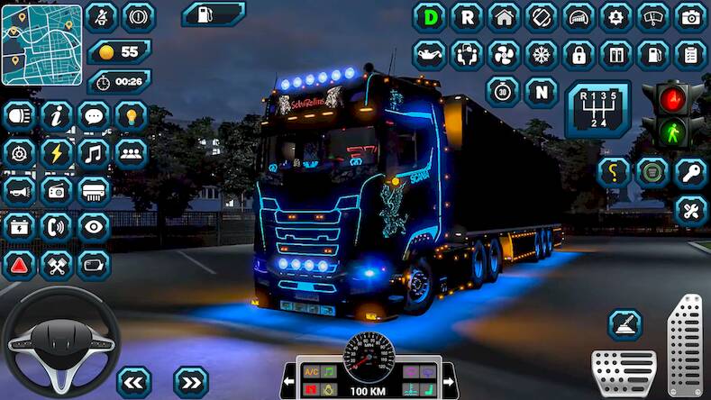 Скачать Truck Simulator Америка США (Разблокировано все) на Андроид