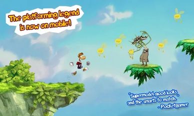 Взломанная игра Rayman Jungle Run (Мод все открыто) на Андроид